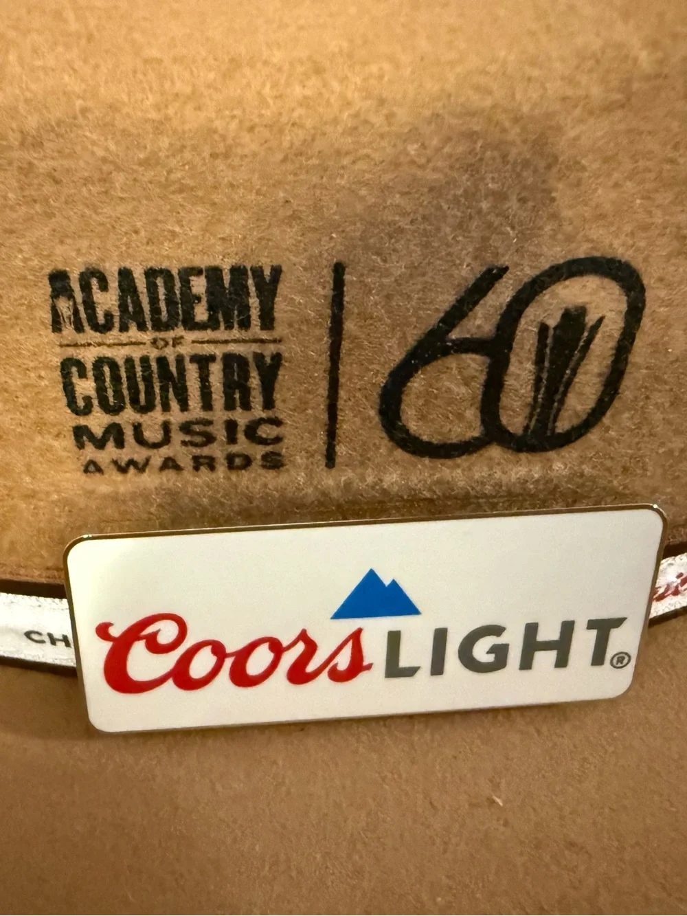 🤠 Limited Edition Coors Light ACM 60th Cowboy Western Hat NEW! 🍺 - Picture 2 of 5